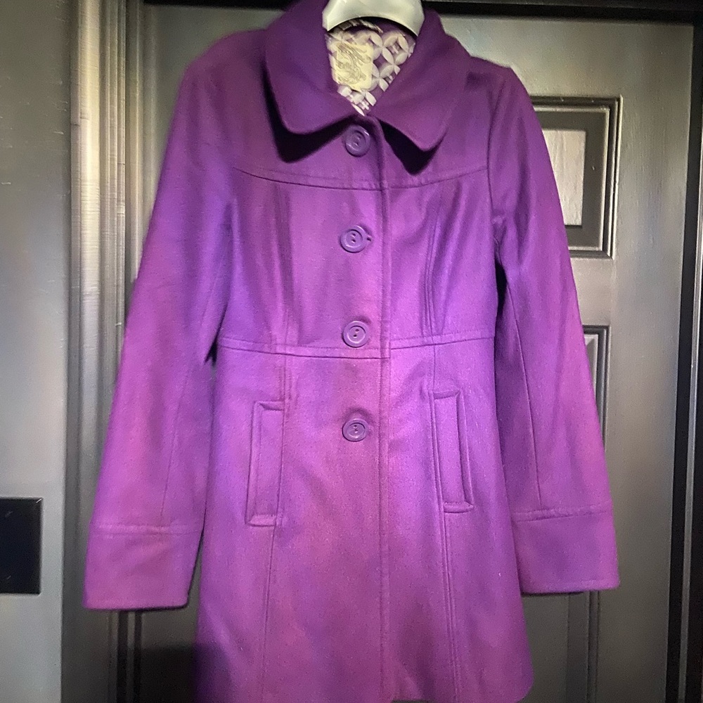 tulle purple coat